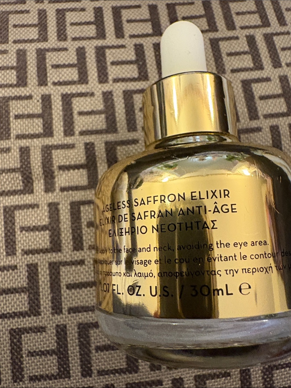 Korres Gold Saffron Facial Serum Bottle